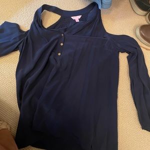Lily Pulitzer shoulder cutout top